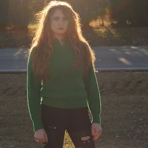 Vintage Green Sweater Size S-M